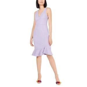 BETSEY JOHNSON - Berry Frosting  Flounce-hem Sheath Dress/ 12 /NWT